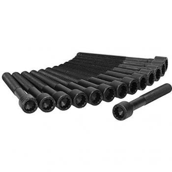 Juego de tornillos de culata AJUSA 81030000 - Incluye tornillos de alta resistencia, fabricados en acero, diseño específico para sujeción de culatas, compatible con múltiples modelos de vehículos