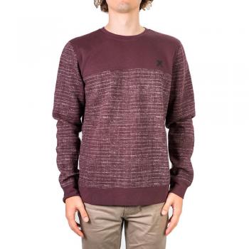 Hurley Surf Club Lineup Crew, Color: Mahogany, Size: M