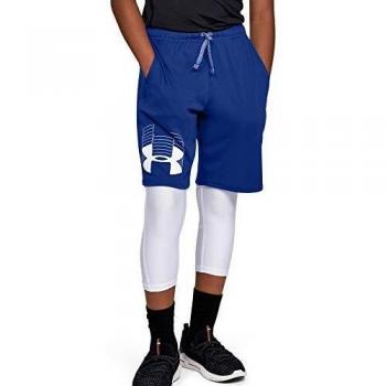 Under Armour Prototype Logos Pantalones Cortos, Niños, Azul, YLG