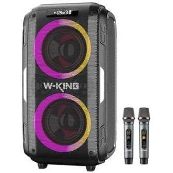 W-KING T9 Pro Wireless Bluetooth Speaker 120W Black - Loudest Portable PA Speaker with Custom Bass