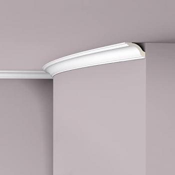 Cornisa flexible NMC Z1220 Arstyl Noel Marquet diseño clásico atemporal blanco 2 m