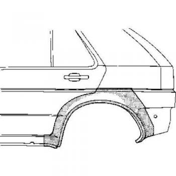 Panel lateral y paso de rueda VAN WEZEL 3305147 para NISSAN Micra