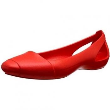 Crocs 202811 Zuecos, Mujer, Rojo