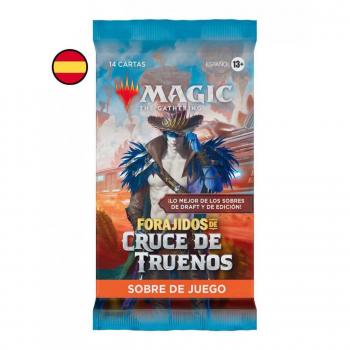 Magic: The Gathering - Sobre de Juego Forajidos de Cruce de Truenos (14 Cartas, Castellano)