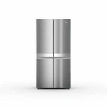 Frigorífico Americano Hotpoint HAQ9 E2L EF Inox No Frost 610L 187cm