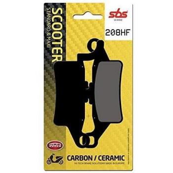 Pastillas de Freno Cerámicas SBS 208HF para Moto Yamaha Zuma IE 4T Euro3 125