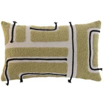 Cojín Home ESPRIT Verde Boho 50 x 5 x 30 cm