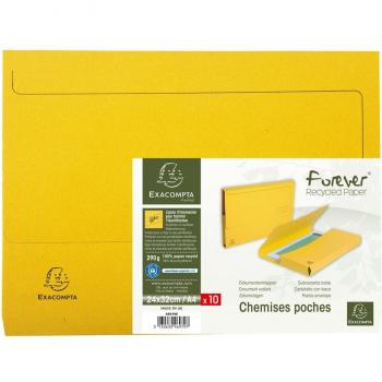 Subcarpetas Bolsa Forever® - Exacompta 46979E - 290 g/m2 Amarillo