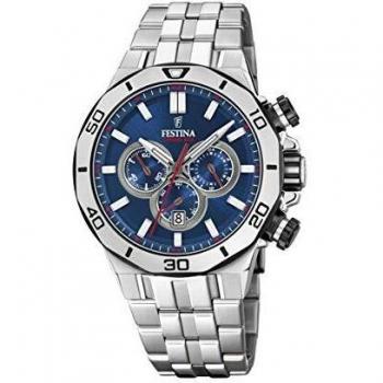 Festina Reloj Cronógrafo para Unisex Adultos de Cuarzo con Correa en Acero Inoxidable F20448/3