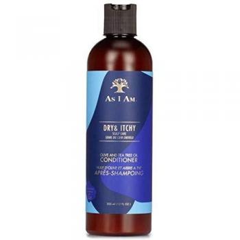 As I Am Dry Itchys Scalp Care Conditioner, Estandar, Negro, 355 Mililitro
