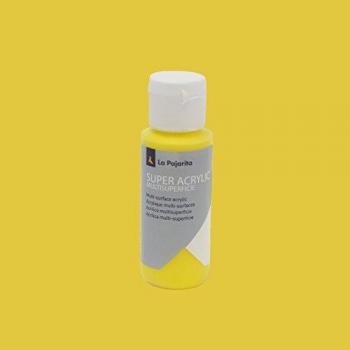 Pintura Acrílica La Pajarita Multisuperficie 60 ml - Color Amarillo Oro