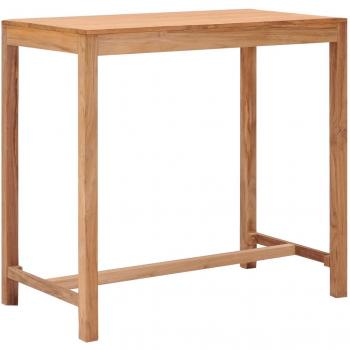vidaXL Garden Bar Table 110x60x105 cm Solid Teak Wood
