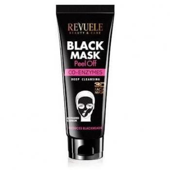 Revuele Black Facial Mask-Film with Coenzymes 80 ml