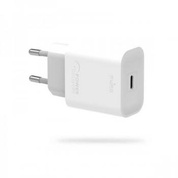 Cargador de Viaje Rápido USB-C 20W Power Delivery Blanco