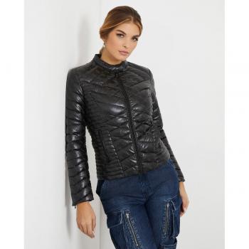 Abrigo de mujer con estampado logo Guess