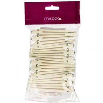 Horquillas y Pinzas Combi Clips Blancas Efalock Profesional