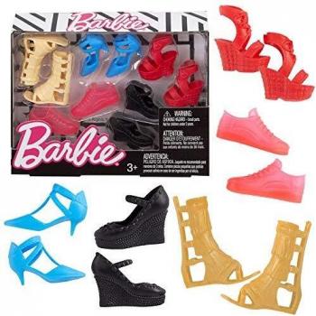 Barbie FCR93, Pack de Zapatos, Multicolor