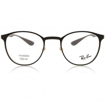 Ray-Ban Gafas Graduadas RX 6355 2994, Armazones para Hombre Negros, Lentes Recetadas Para Hombre Negros, Gafas Recetadas para Hombre Negras