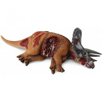 Triceratops Herido -L Figura de Juguete a Escala Coleccionable para Niños y Niñas Mayores de 3 Años