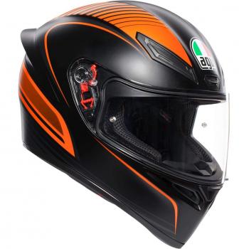 Dainese agv casco Integral K-1 Multi warmup L Negro/Naranja