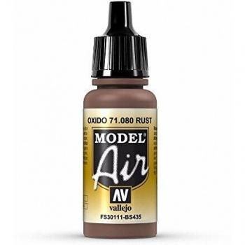 VALLEJO-3071080 71080 MODEL AIR COLOR OXIDO 17 ML, surtido