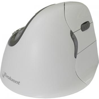 Evoluent Vertical Mouse 4 Right Bluetooth - Ratón vertical para mano derecha, Óptico 2600 DPI