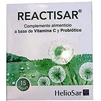 Heliosar Reactisar - Suplemento alimenticio para el sistema inmune, presentación en 30 cápsulas de 500mg