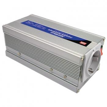 Convertidor DC-AC Mean Well - Onda Senoidal Modificada - 300W - Toma de Tierra Lateral