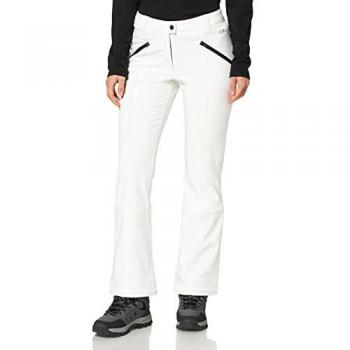 Pantalones CMP 38A1586 Mujer Con Polaina Interior, Blanco, Talla M
