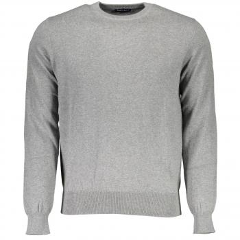 North Sails Gray Cotton Long Sleeve Shirt - XXL