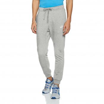 Nike M NSW Jogger FT Club Pants, Hombre, dk Grey Heather/White, XL
