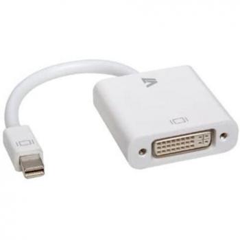 V7 Adaptador Mini DisplayPort a DVI Blanco CBL-MD1WHT-5E