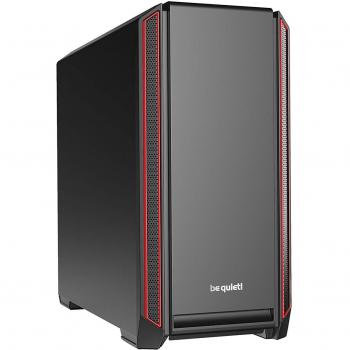be quiet! Silent Base 601 Midi-Tower Negro, Rojo - Caja de Ordenador