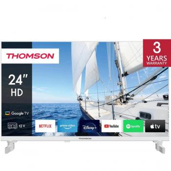 Thomson 24HG2S14CW 24 LED HD Google TV con Adaptador de 12V