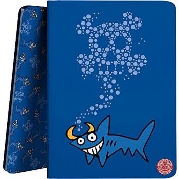 Grafoplás 1332433. Carpetas de 30 Fundas, A4, Transparentes, Cubiertas Polipropileno, Colección Katuki Saguyaki, Modelo Shark