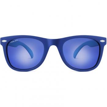 Polar 5005 - Gafas de sol infantiles cuadradas en azul con lentes polarizadas