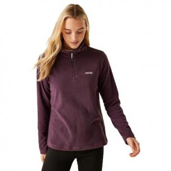 Regatta Women's Sweethart Lightweight Half-Zip Fleece Pullover in Deep Plum, Size 16