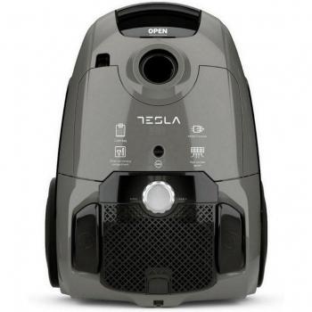 Tesla BG300G Aspirador con Bolsa 800W - Potente aspiradora cilíndrica con depósito de 3,5L y filtro HEPA