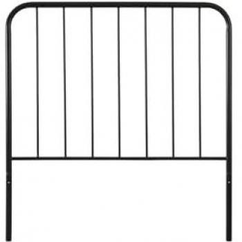 Cabecero de Forja Domi Negro 150 cm - Hierro Tubo 30 mm, Altura Máxima 125 cm