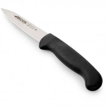 Arcos Serie 2900, Cuchillo Mondador, Hoja de Acero Inoxidable Nitrum de 80 mm, Mango inyectado en Polipropileno Color Negro