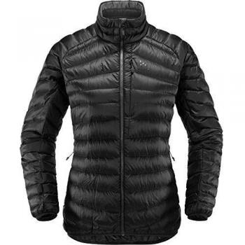 Haglöfs Essens Down Chaqueta de Plumas, Mujer, True Black/Magnetite, L