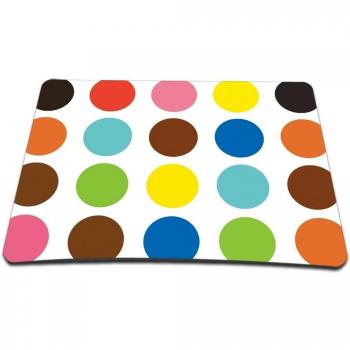Luxburg® Design alfombrilla de ratón, motivo: círculos multicolores