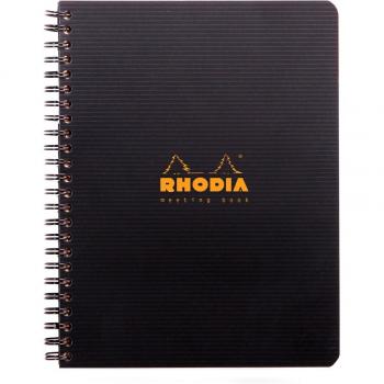 Meeting Book A5+ Rhodiactive - Cuaderno de Reuniones en Negro