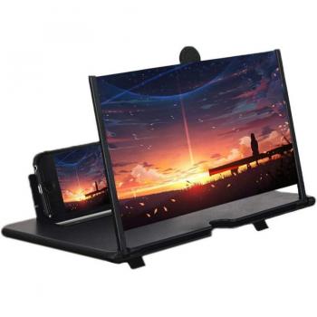 Lupa 3D de Pantalla de 12 para Smartphone - Amplificador de Video y Películas
