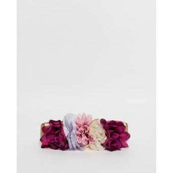 Cinturón de rafia con flores Sfera