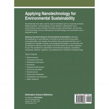 Aplicación de Nanotecnología para la Sostenibilidad Ambiental (Avances en Ingeniería Ambiental y Tecnologías Verdes)