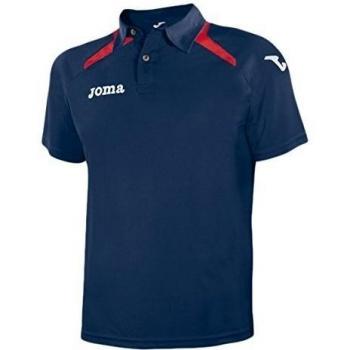 Joma Champion II - Polo para niño de 10 años, Color Azul Marino/Rojo