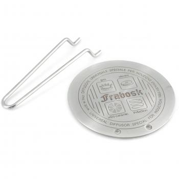 Frabosk Difusor para Inducción, Acero, Plata, 22 cm