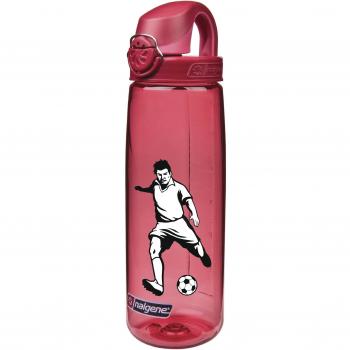 Nalgene 'Everyday OTF' - 0,7 L, rot, Fussballer zweifarbig