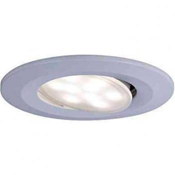 Lámpara empotrada LED Calla 1x6,5W IP65 blanca mate regulable